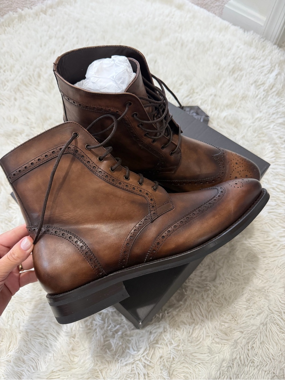 Thursday Men’s Wingtip Boots - Size 11 - NIB